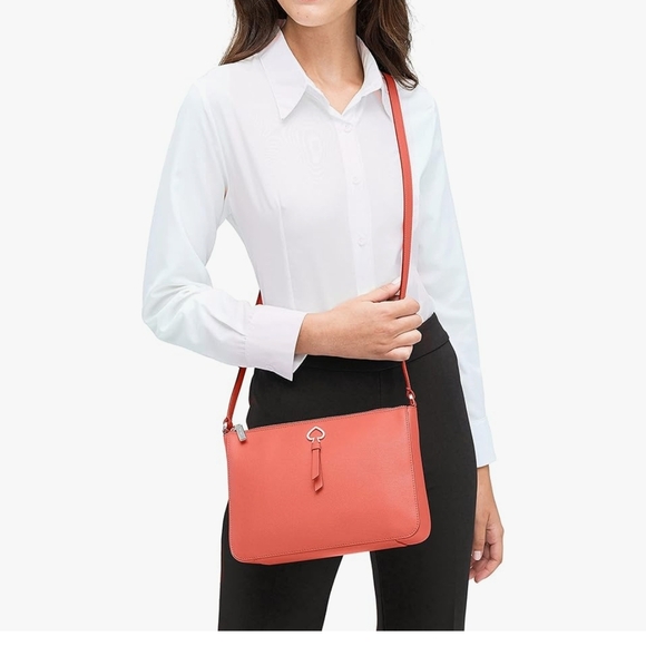 kate spade Handbags - Kate Spade Coral Crossbody Bag, EUC